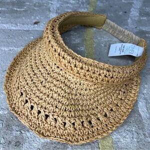 Tan Woven Visor